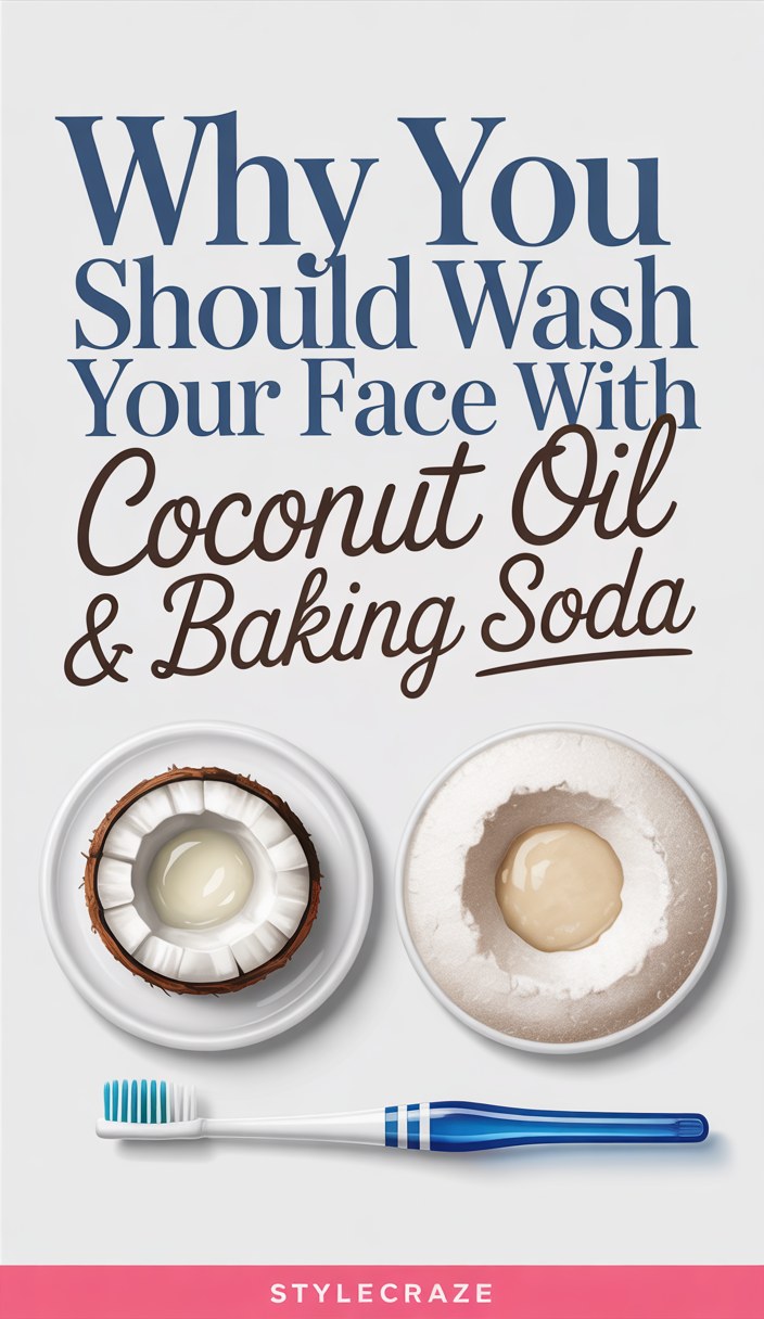 Why You Should Wash Your Face With Coconut Oil and Baking Soda