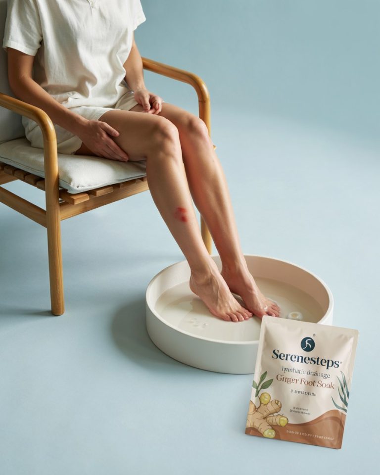 Natural Ginger Foot Soaks for Lymphatic Drainage and Leg Detox