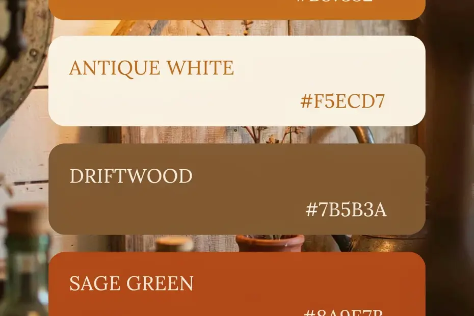 Copper Accents Color Palette | Warm Tones for Home Decor Inspiration