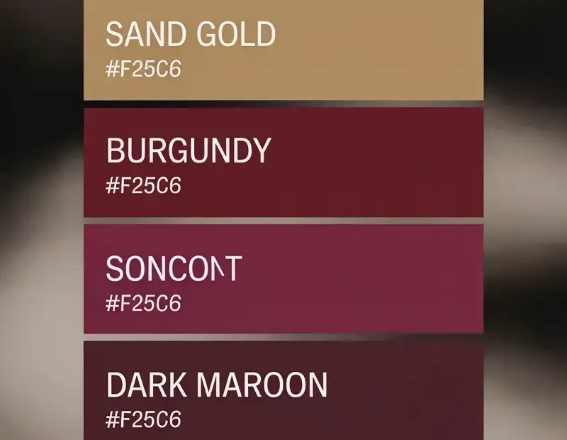 Patio Color Palette Ideas: Burgundy, Wine & Beige Tones for Outdoor Style
