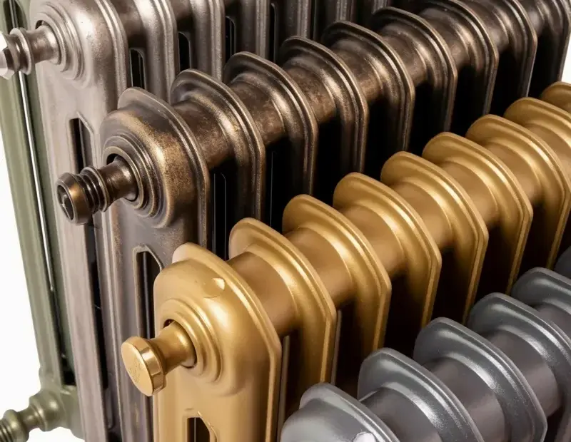 Vintage Cast Iron Radiators on a Budget: Matte Finish Ideas