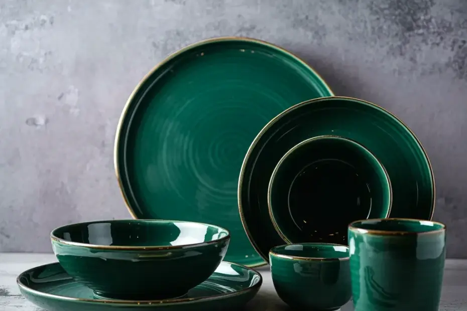 Forest Green Dinnerware Set | The Mistake I Almost Made Buying Ceramic Plates