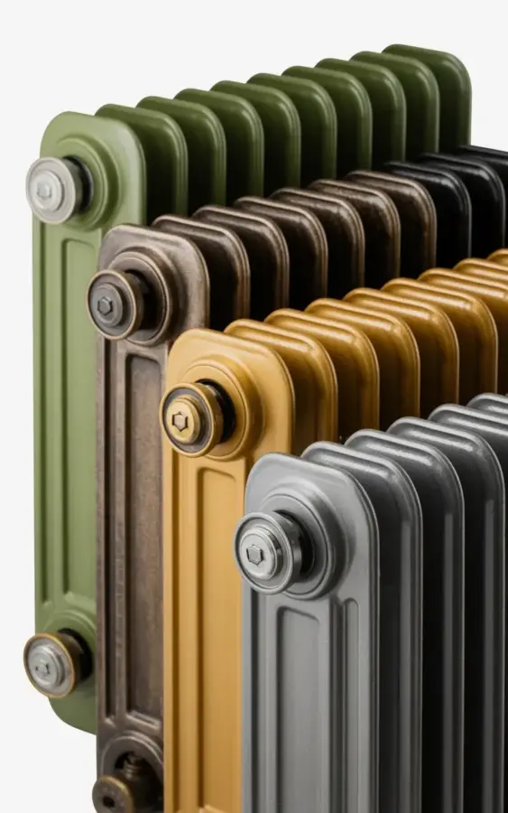 Budget Radiator Ideas - Matte Cast Iron Paint Color Inspo